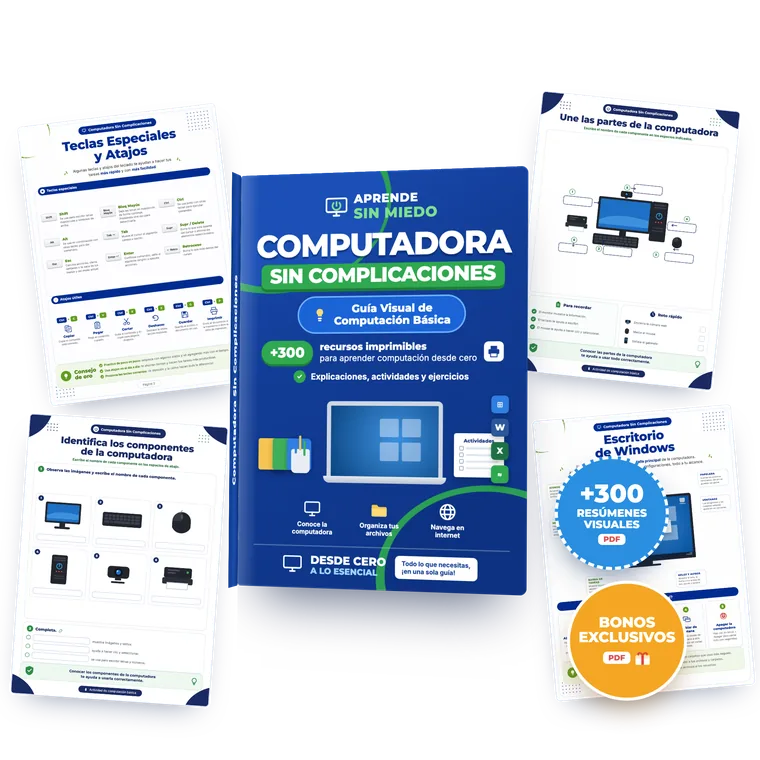 Mockup del Paquete Completo Computadora Sin Complicaciones