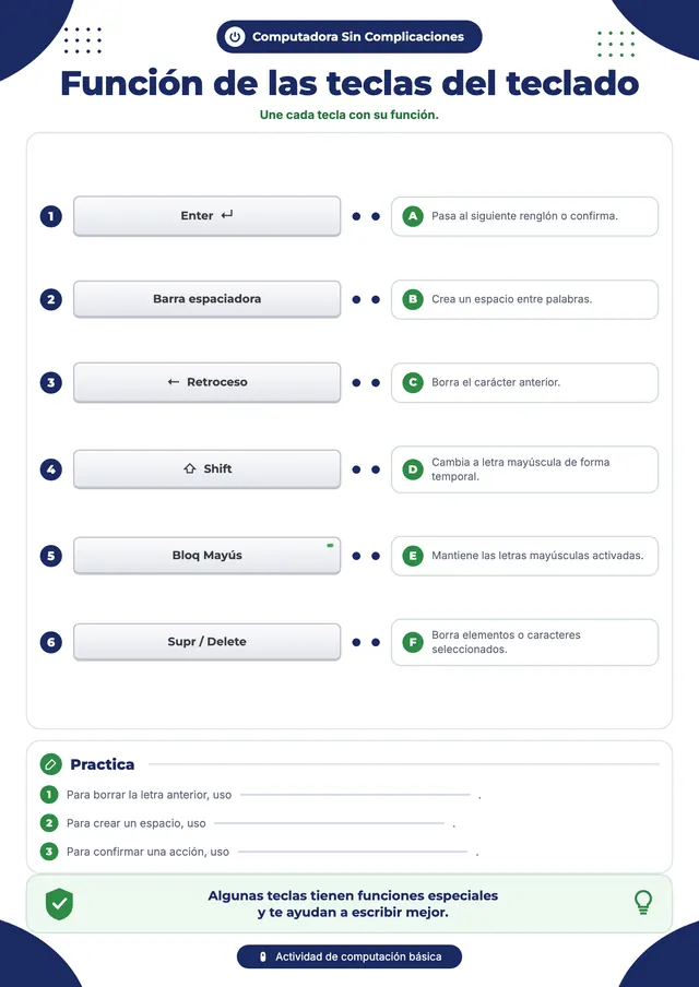 Página 2 de prácticas guiadas de Computadora Sin Complicaciones
