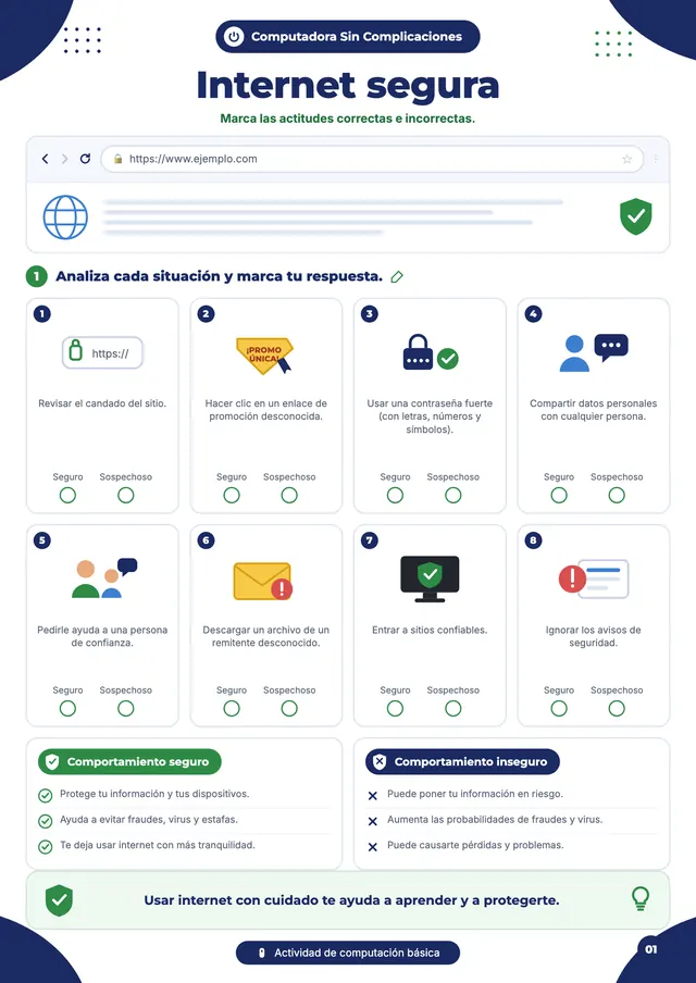 Página 6 de prácticas guiadas de Computadora Sin Complicaciones